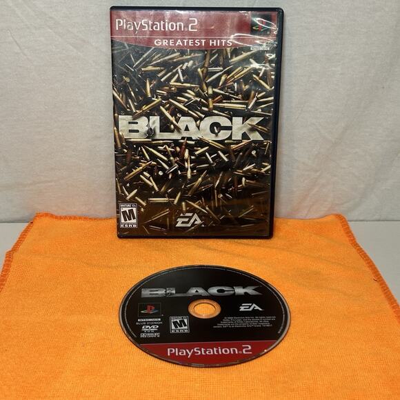 Black Original Release Sony Playstation 2 PS2 Tested No Manual - Picture 1 of 2